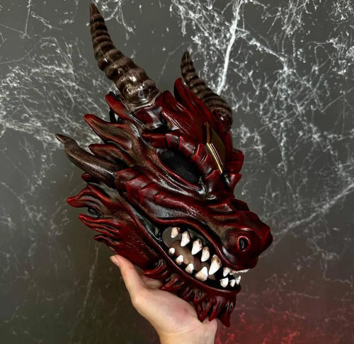 Red - Alodidae Dragon Mask