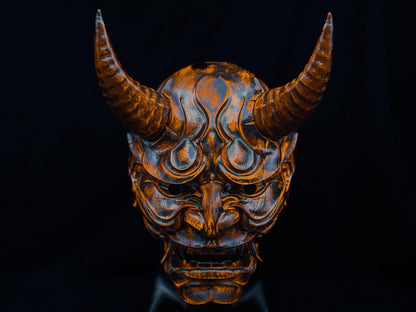 Hand Painted Oni Mask