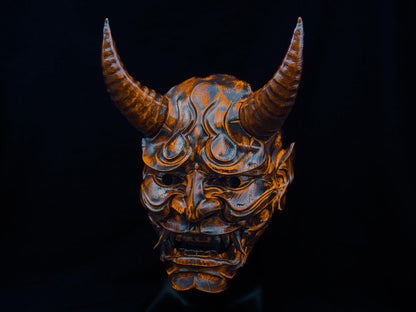 Hand Painted Oni Mask