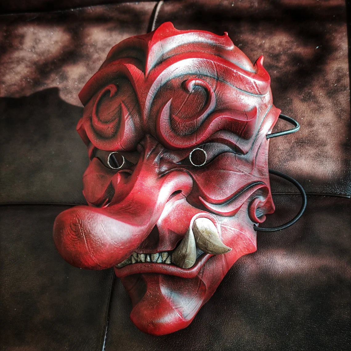 Japaneese Tengu Mask Oni Demon