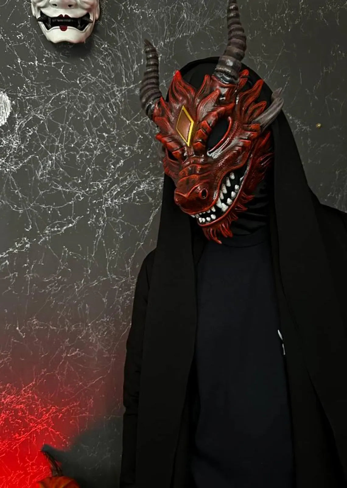 Red - Alodidae Dragon Mask