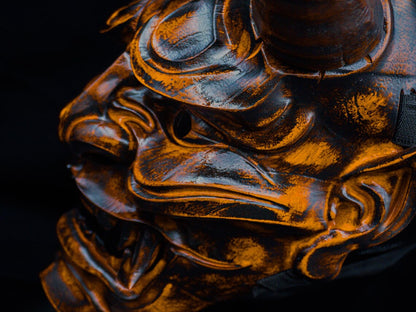 Hand Painted Oni Mask