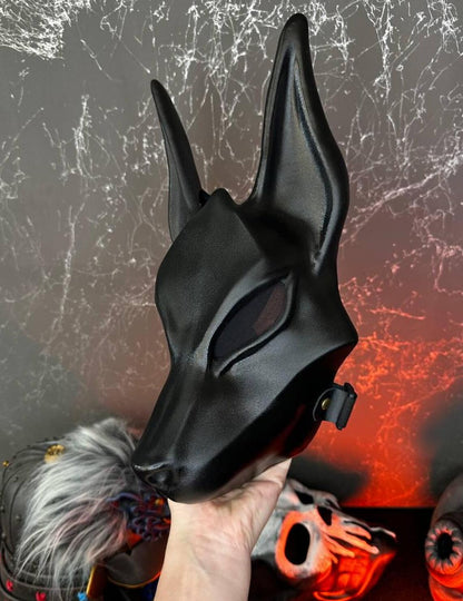 Egyptian Black Anubis Mask