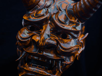 Hand Painted Oni Mask