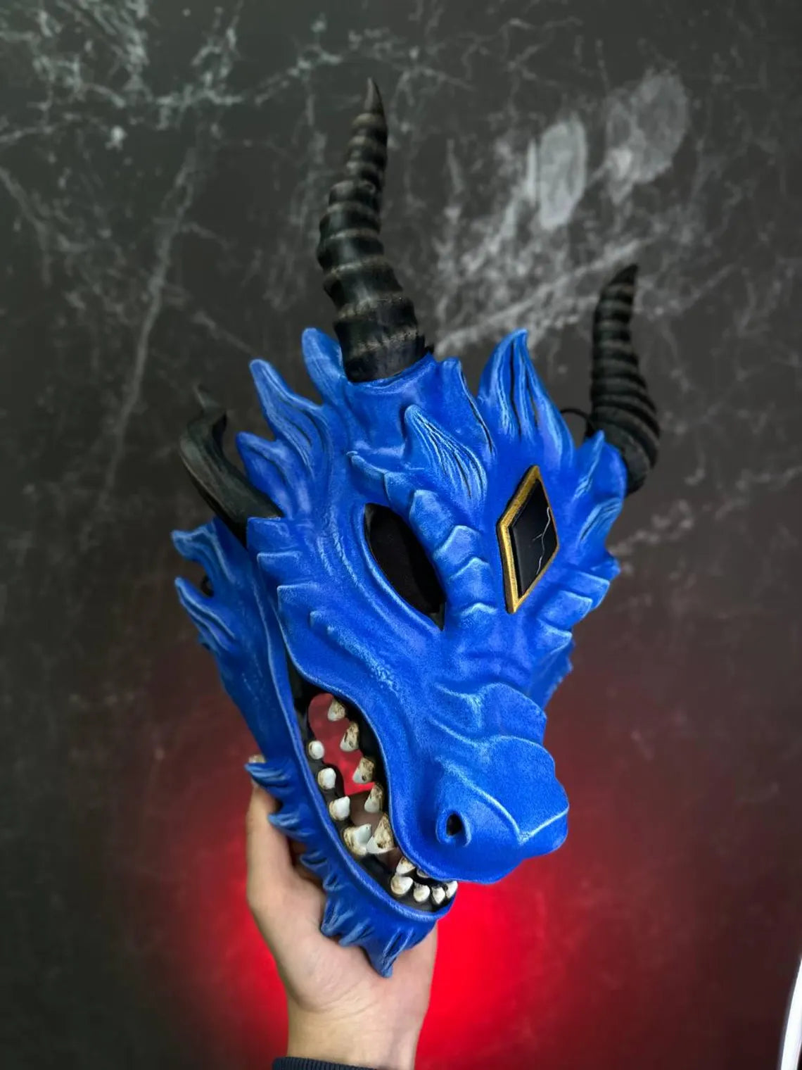 Red - Alodidae Dragon Mask
