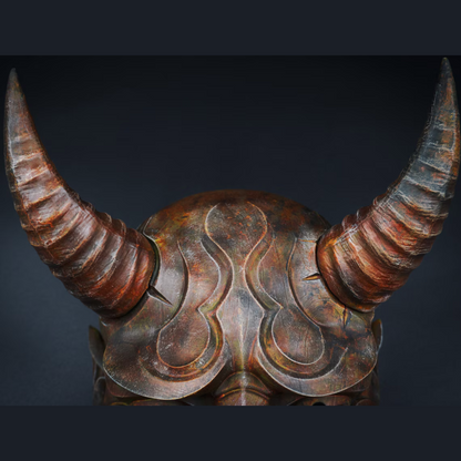 Dark Hannya Mask - Japanese Warior Mask - Hand Made