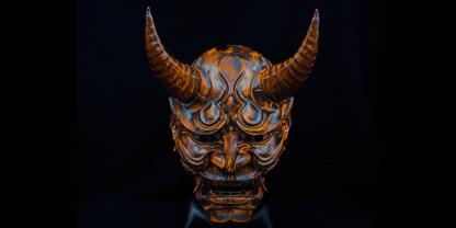 Hand Painted Oni Mask